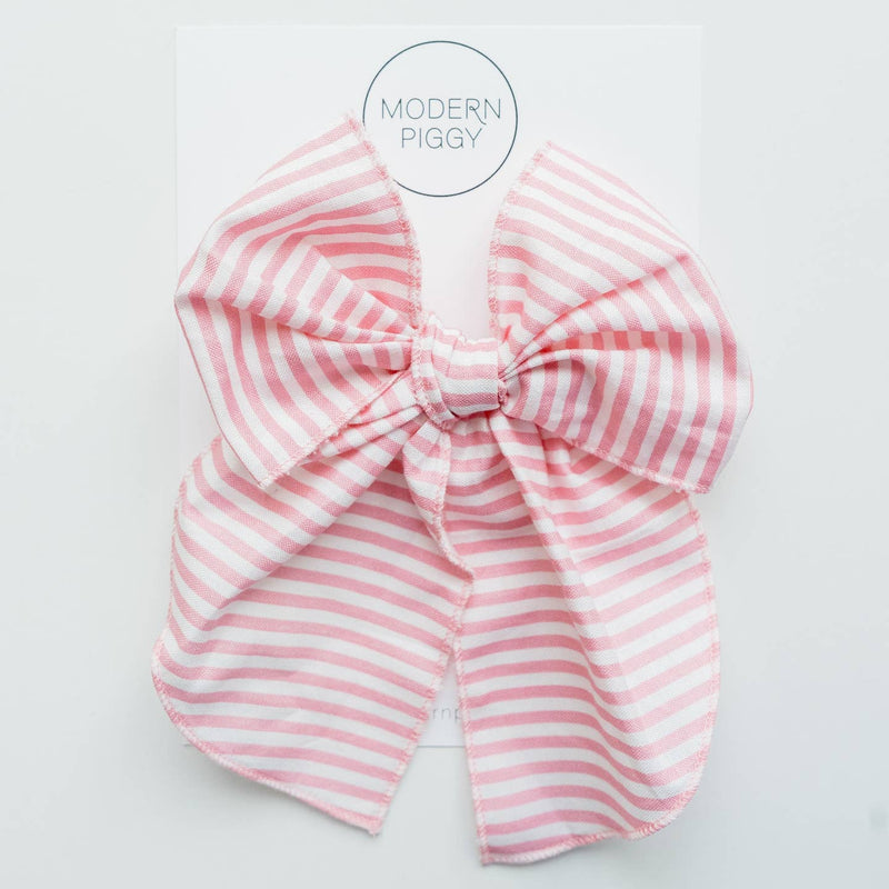 Modern Piggy Cotton Candy Twist | Party Bow - Flying Ryno