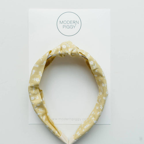 Modern Piggy Sunshine | Knotted Headband - Flying Ryno