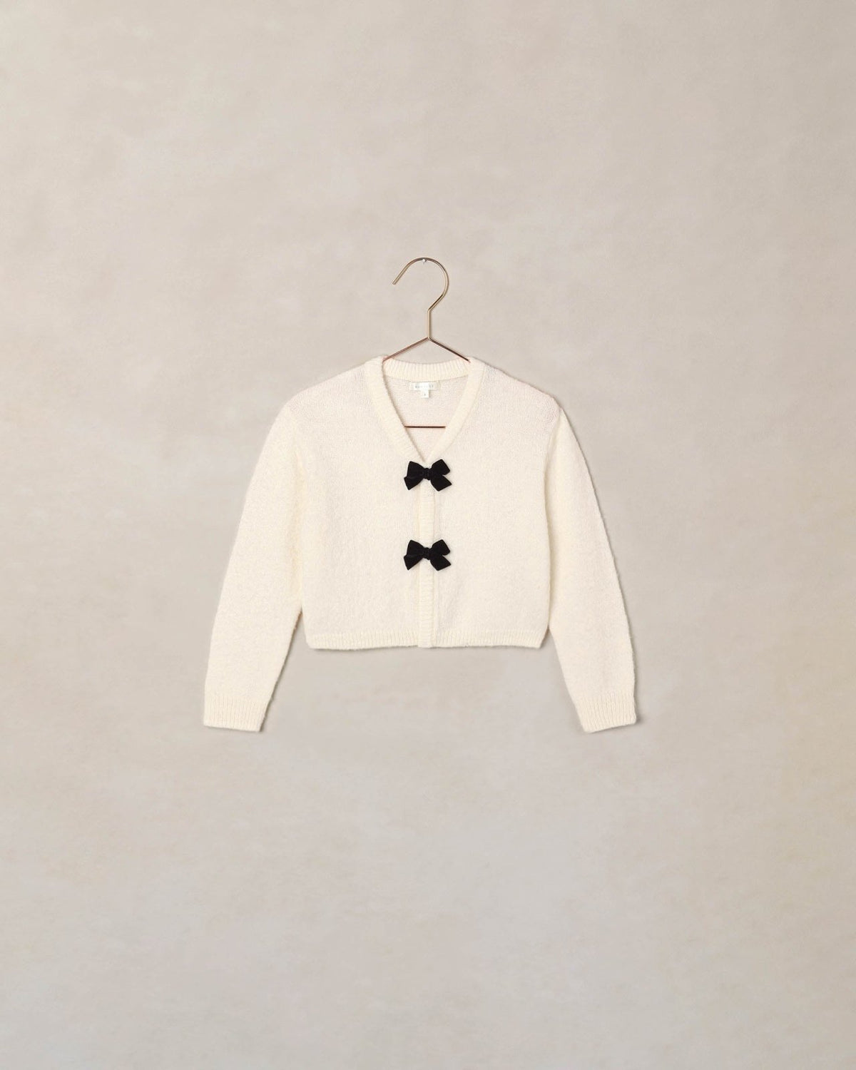 Noralee Bow Cardigan, Ivory - Flying Ryno