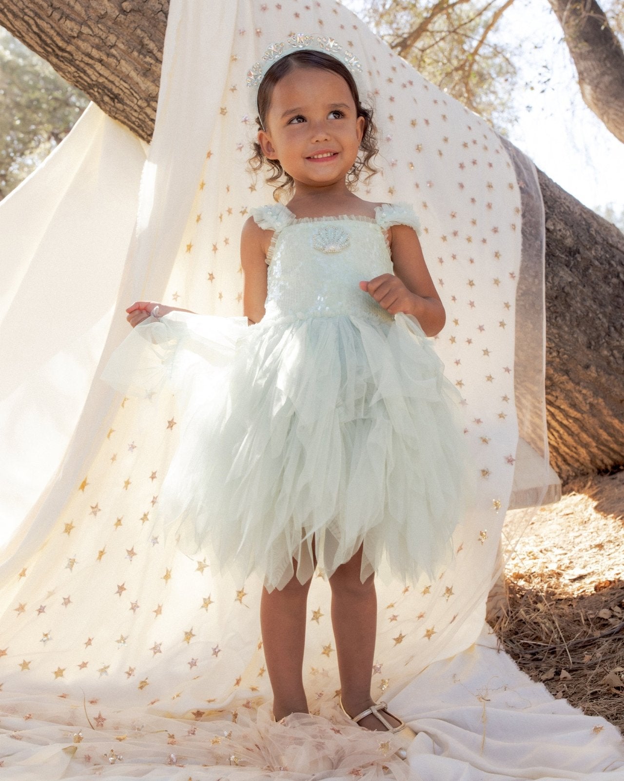 Noralee Magique Dress, Mist - Flying Ryno