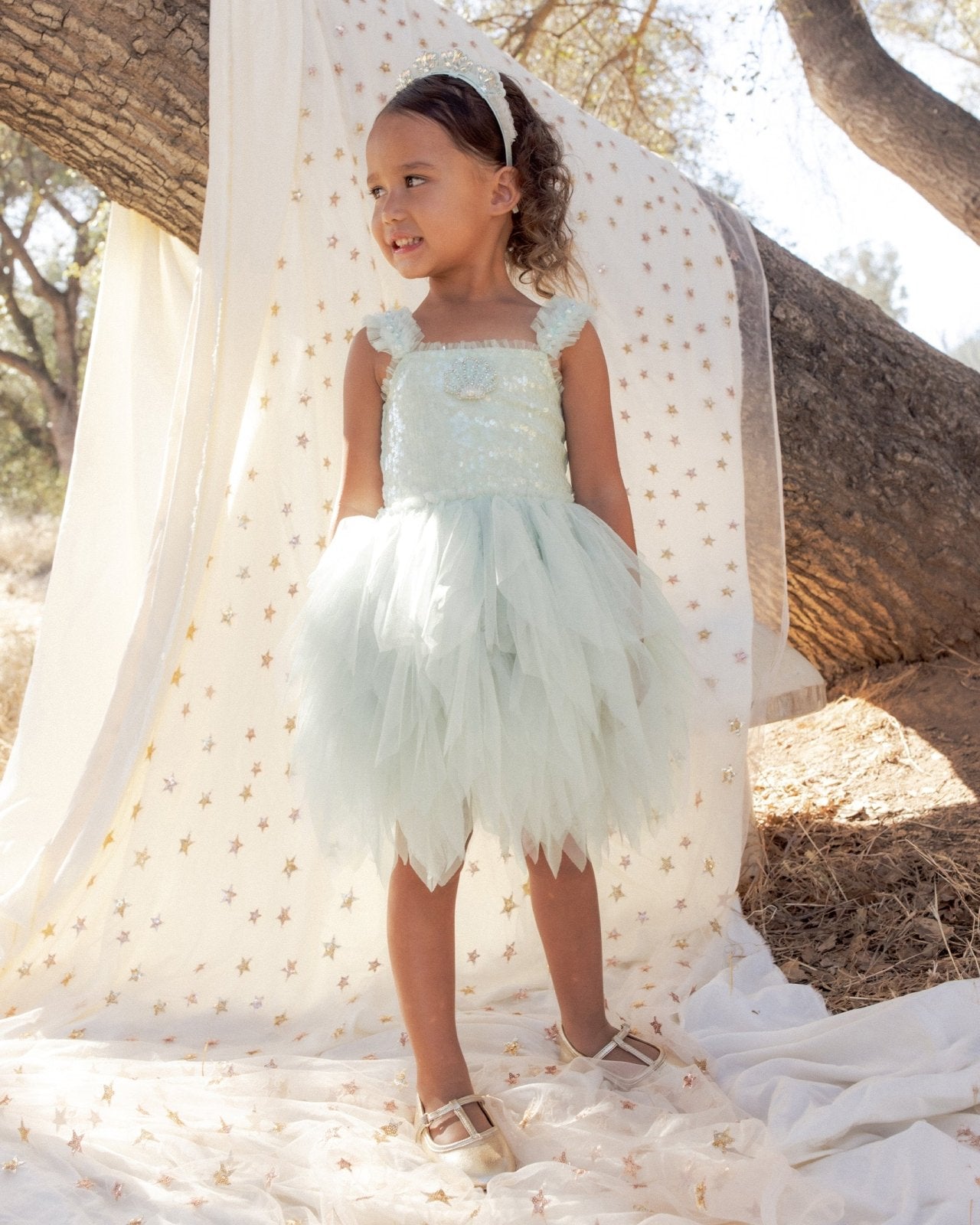 Noralee Magique Dress, Mist - Flying Ryno