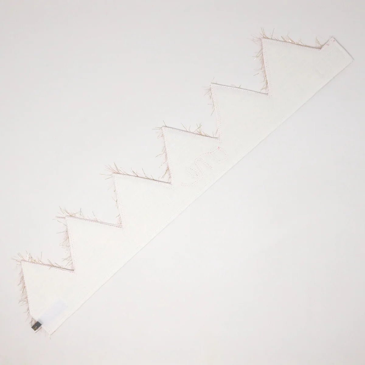 oh baby! Birthday Crown, one, Blush/Gold Trim on Oyster Linen - Flying Ryno