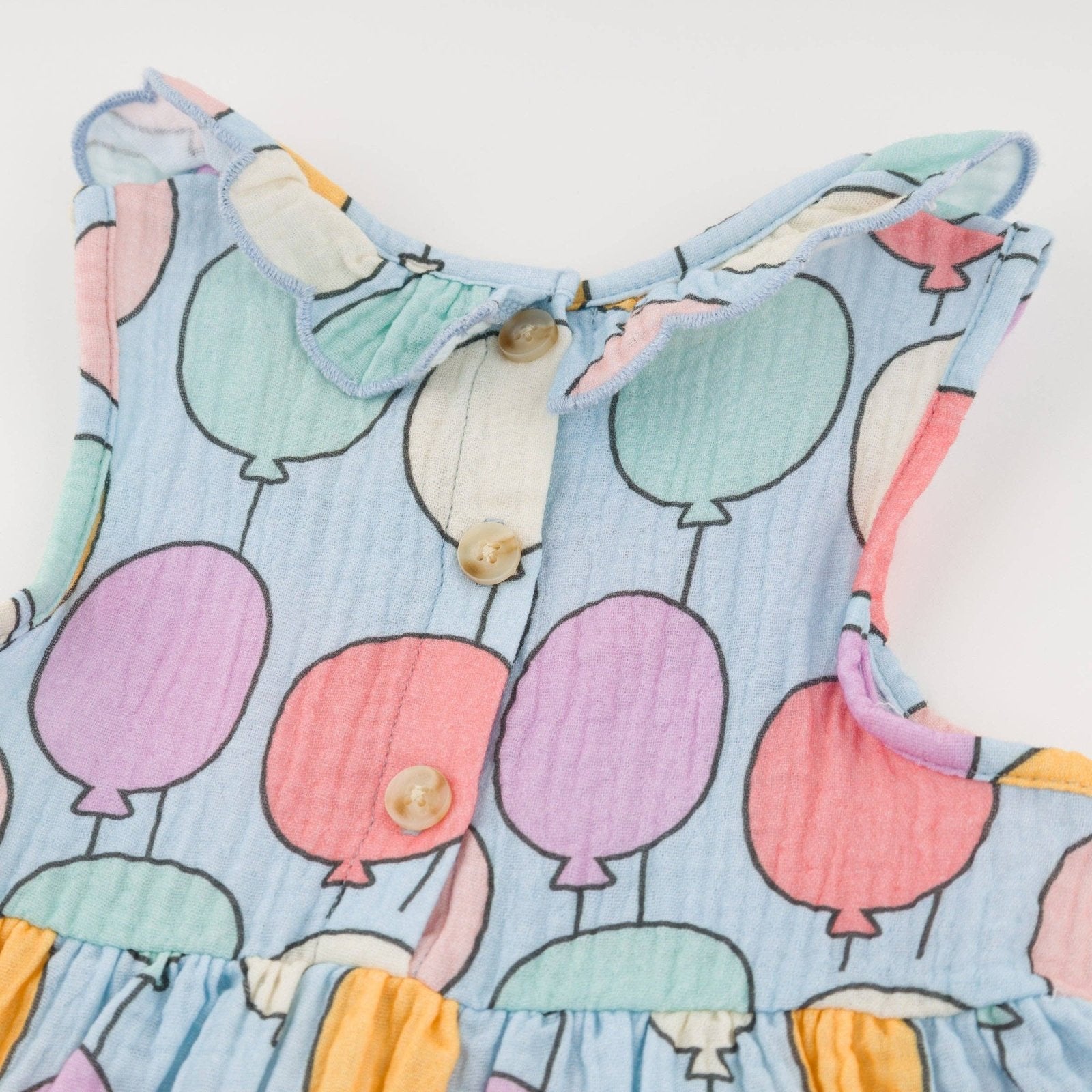 oh baby! Bright Balloons Bella Dress, Periwinkle - Flying Ryno