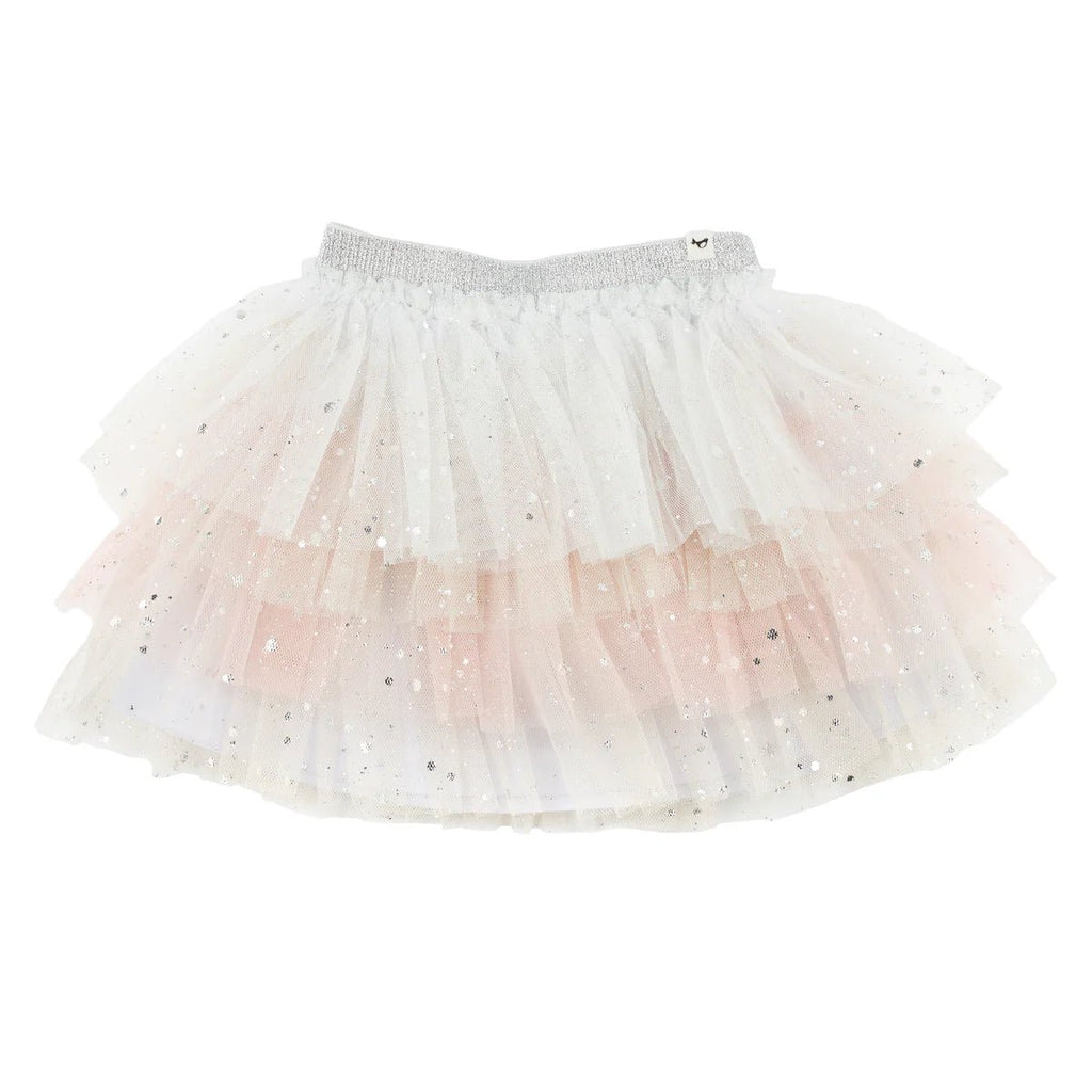 oh baby! Ombre Layered Tutu Skirt, Silver - Fleck Multi - Flying Ryno