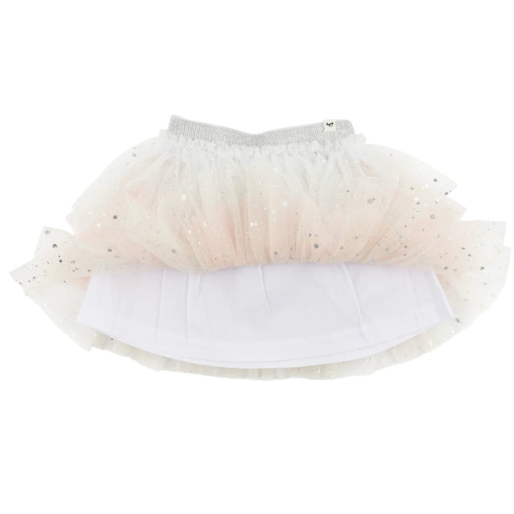 oh baby! Ombre Layered Tutu Skirt, Silver - Fleck Multi - Flying Ryno