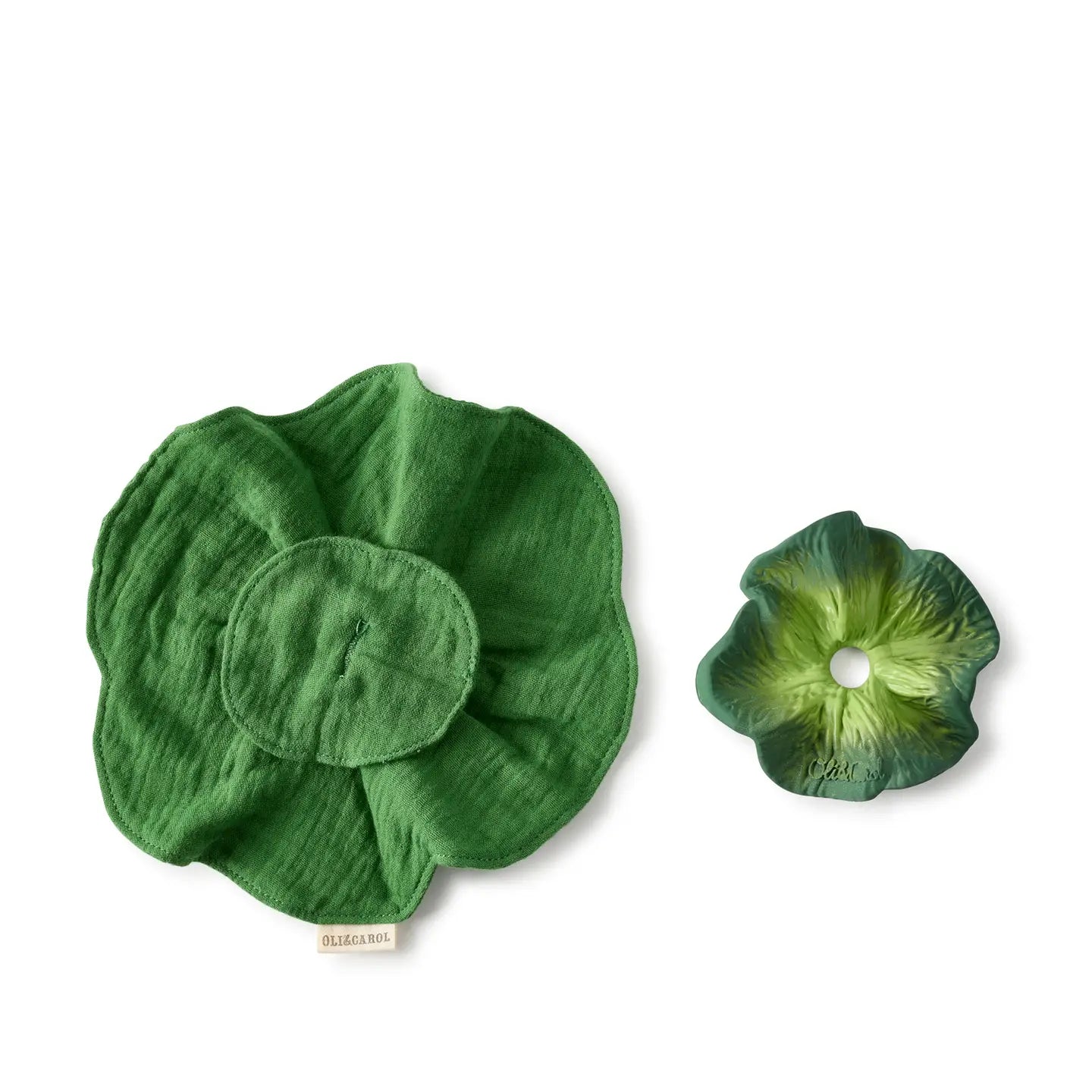 Oli and Carol Kendall the Kale Mini Doudou Teether - Flying Ryno