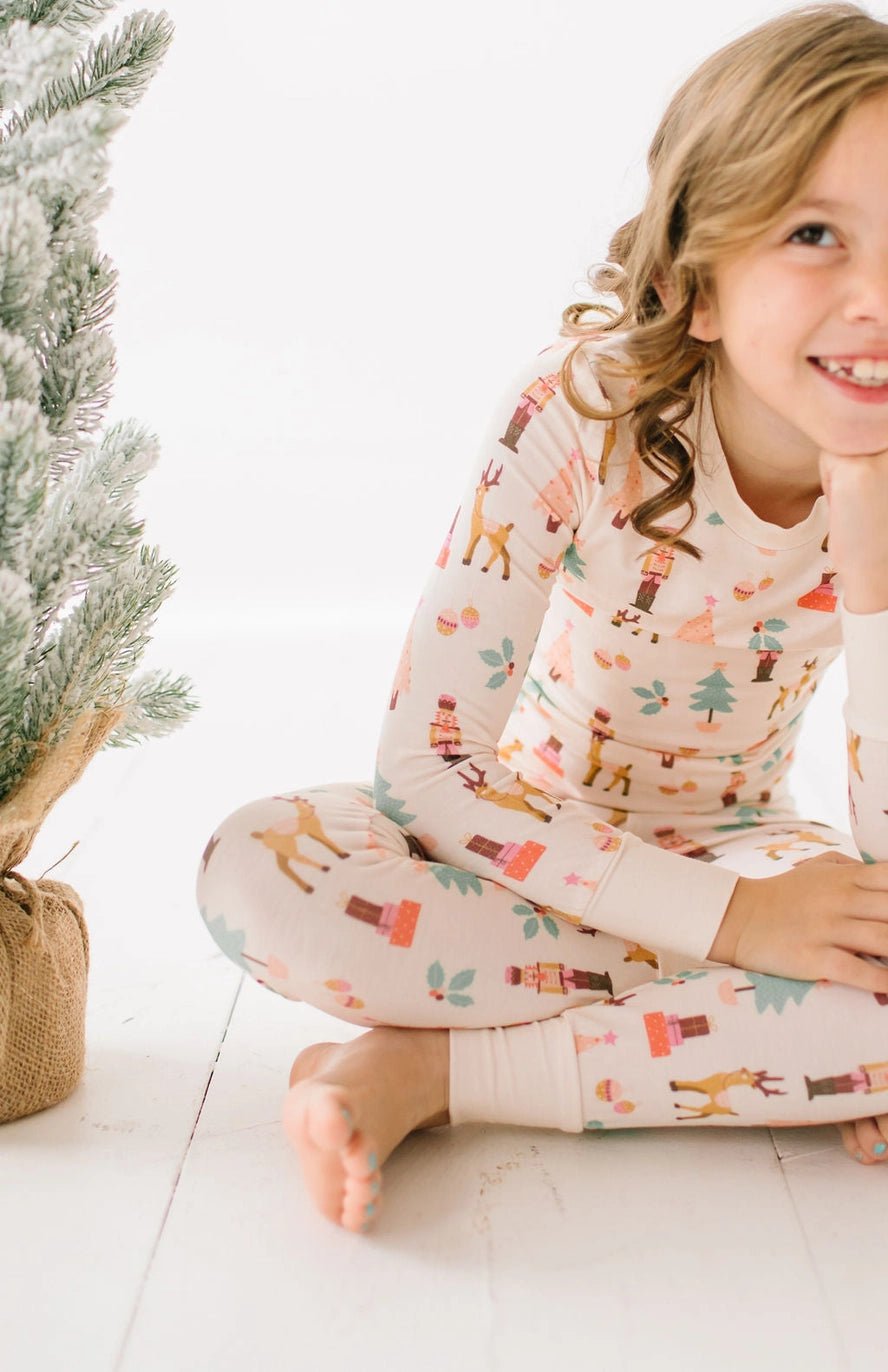 Ollie Jay 2 Piece Bamboo Pajama in Nutcracker | Christmas - Flying Ryno