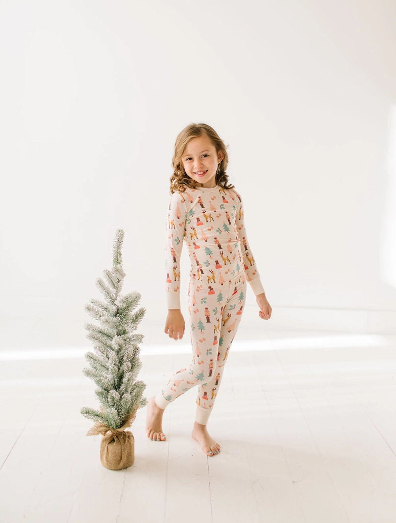 Ollie Jay 2 Piece Bamboo Pajama in Nutcracker | Christmas - Flying Ryno