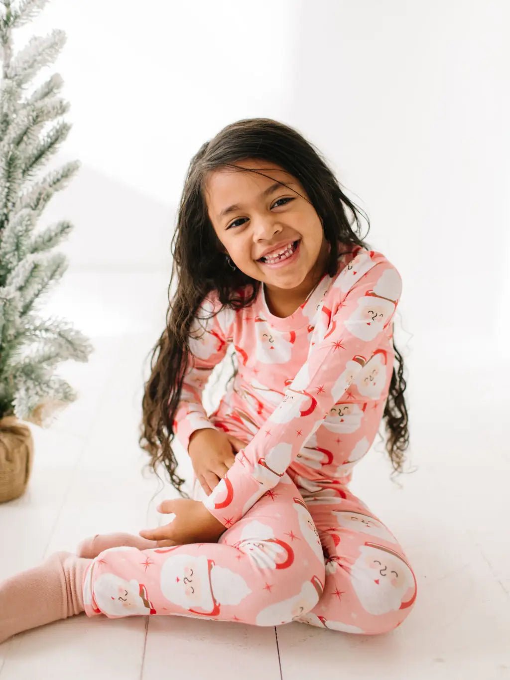 Ollie Jay 2 Piece Bamboo Pajama in Santa Cocoa - Flying Ryno