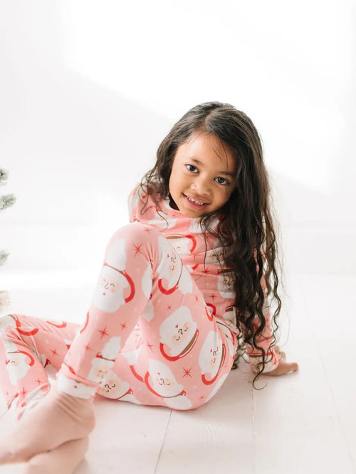 Ollie Jay 2 Piece Bamboo Pajama in Santa Cocoa - Flying Ryno