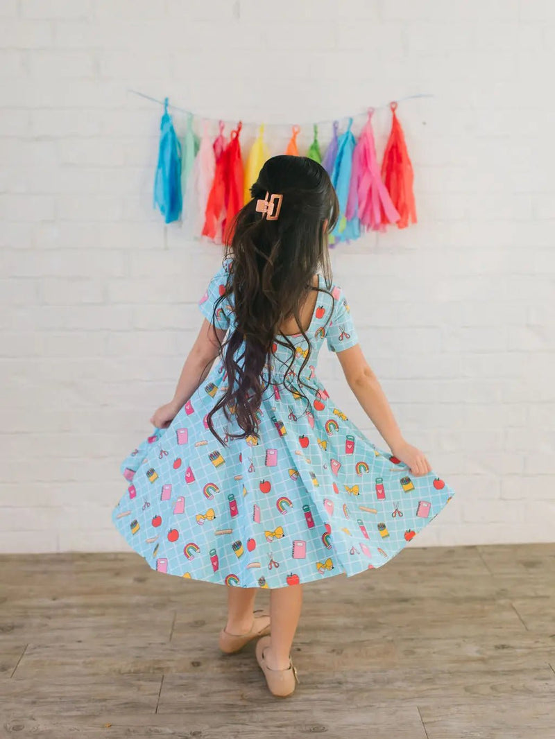 Ollie Jay Classic Twirl in Back To School | Girls Dress - Flying Ryno