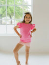 Ollie Jay Flutter Tee in Bubblegum - Flying Ryno