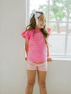 Ollie Jay Flutter Tee in Bubblegum - Flying Ryno