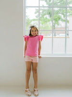 Ollie Jay Flutter Tee in Bubblegum - Flying Ryno