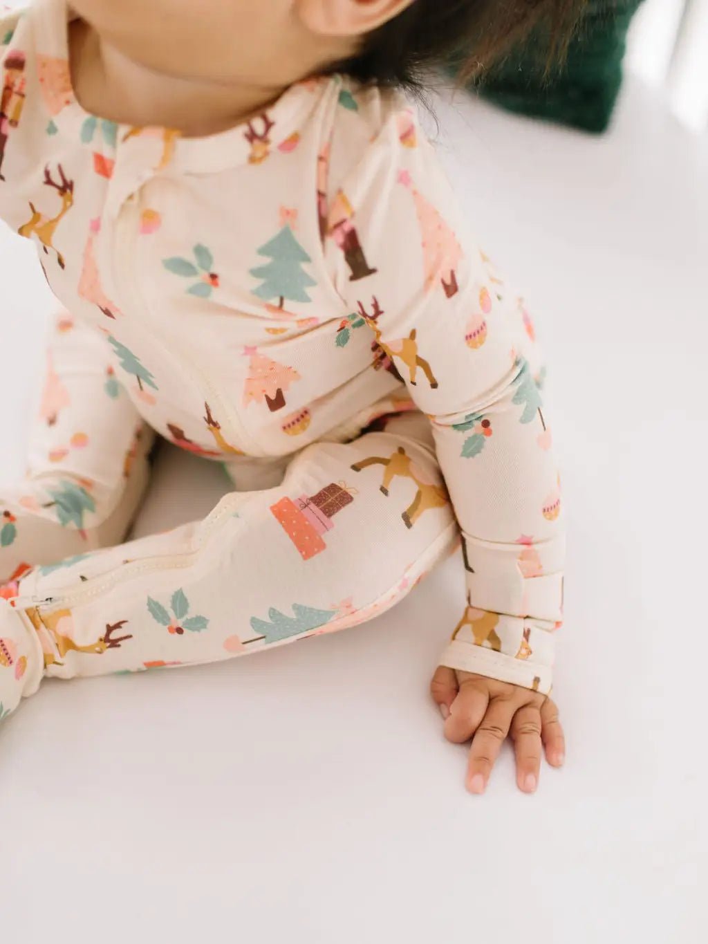 Ollie Jay Zippy Bamboo Baby Pajama in Nutcracker | Christmas - Flying Ryno