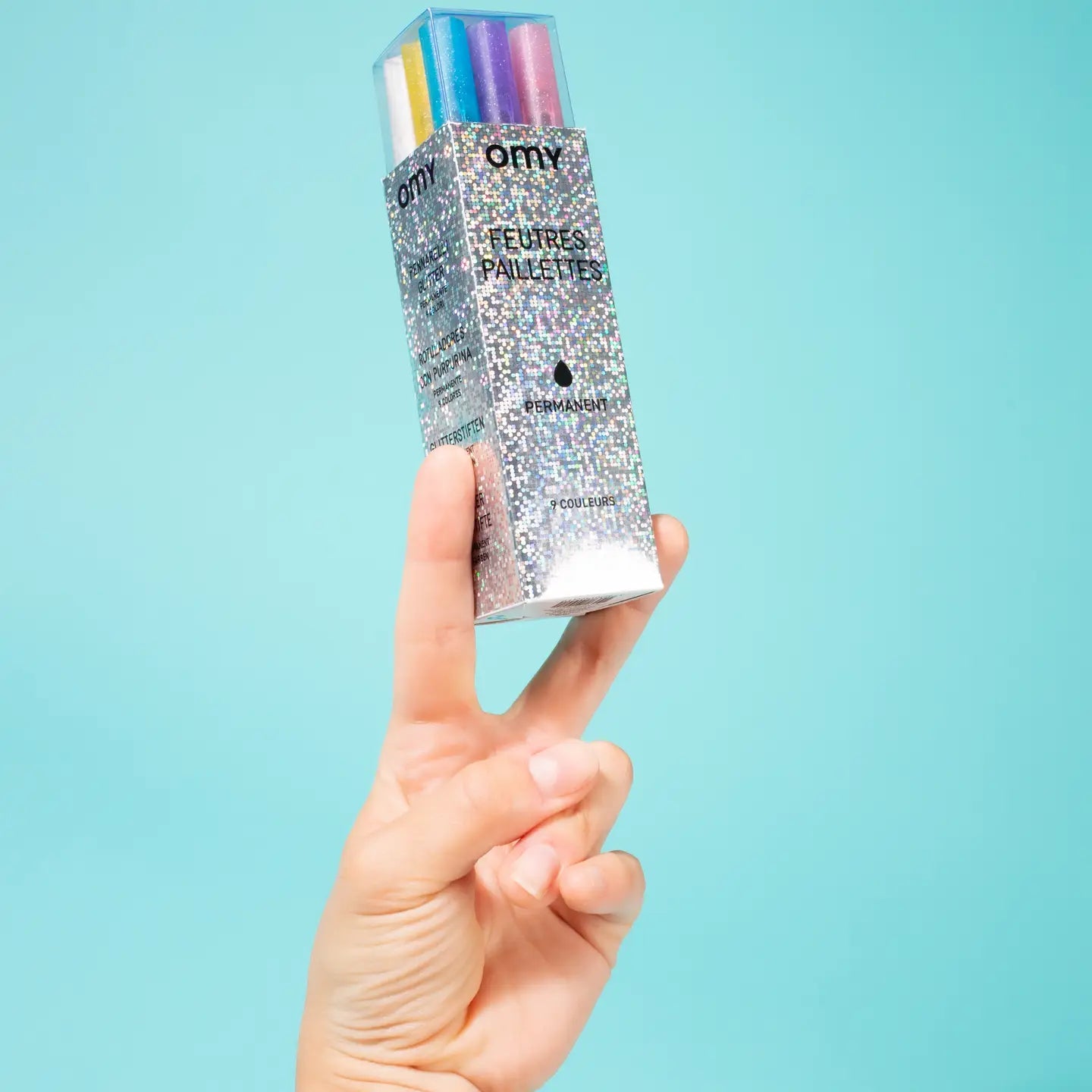 OMY 9 Glitter Markers Set - Flying Ryno