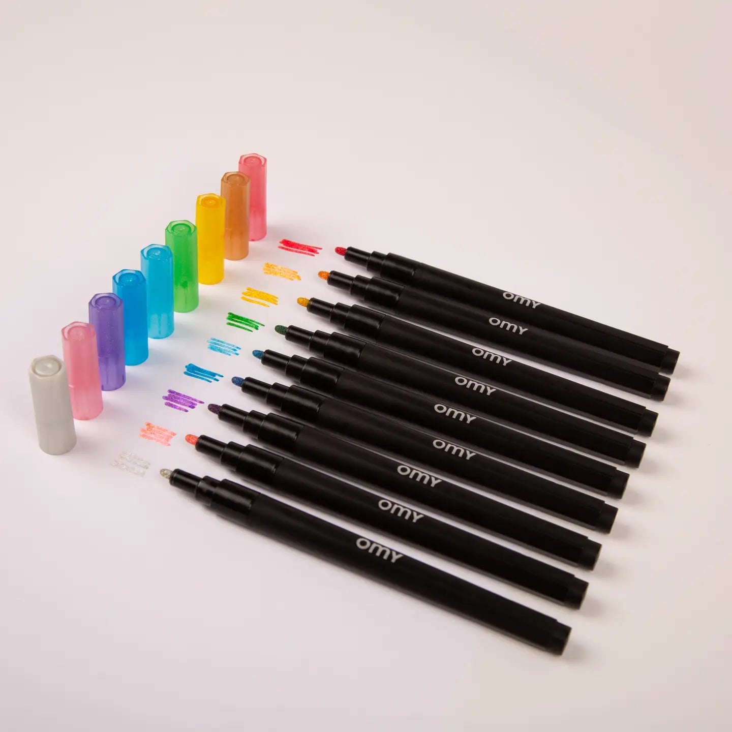 OMY 9 Glitter Markers Set - Flying Ryno