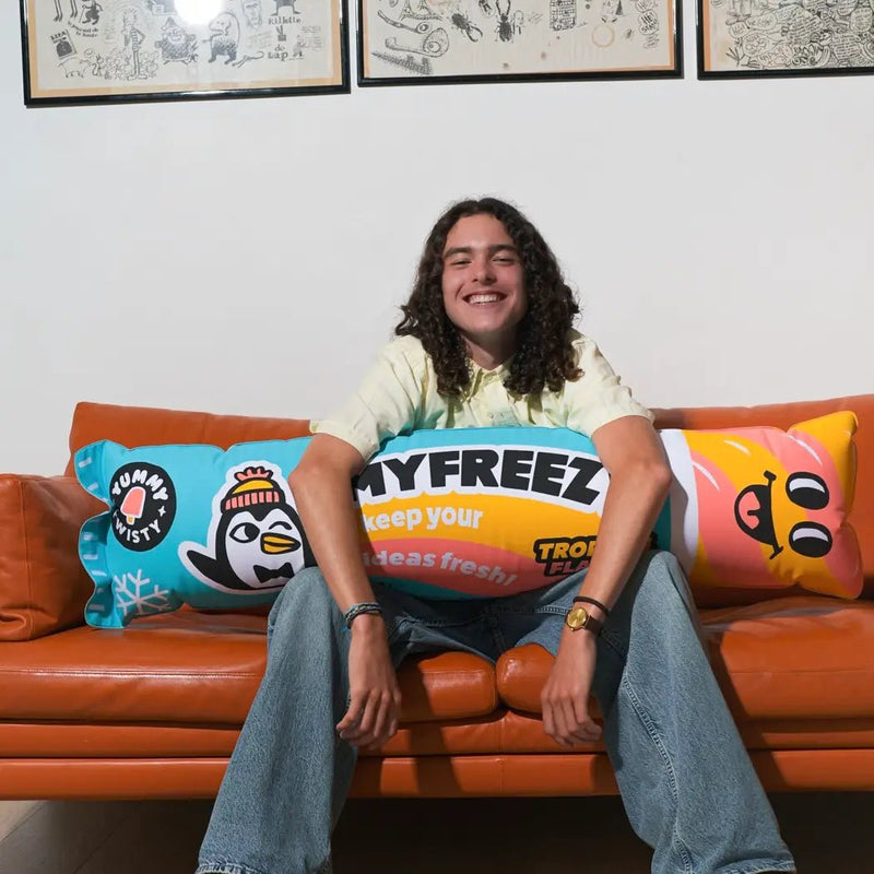 OMY Decorative Air Pillow - Giant Popsicles (in Fabric)! - Flying Ryno