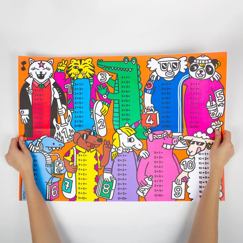 OMY Multiplication Poster OMY School - Flying Ryno