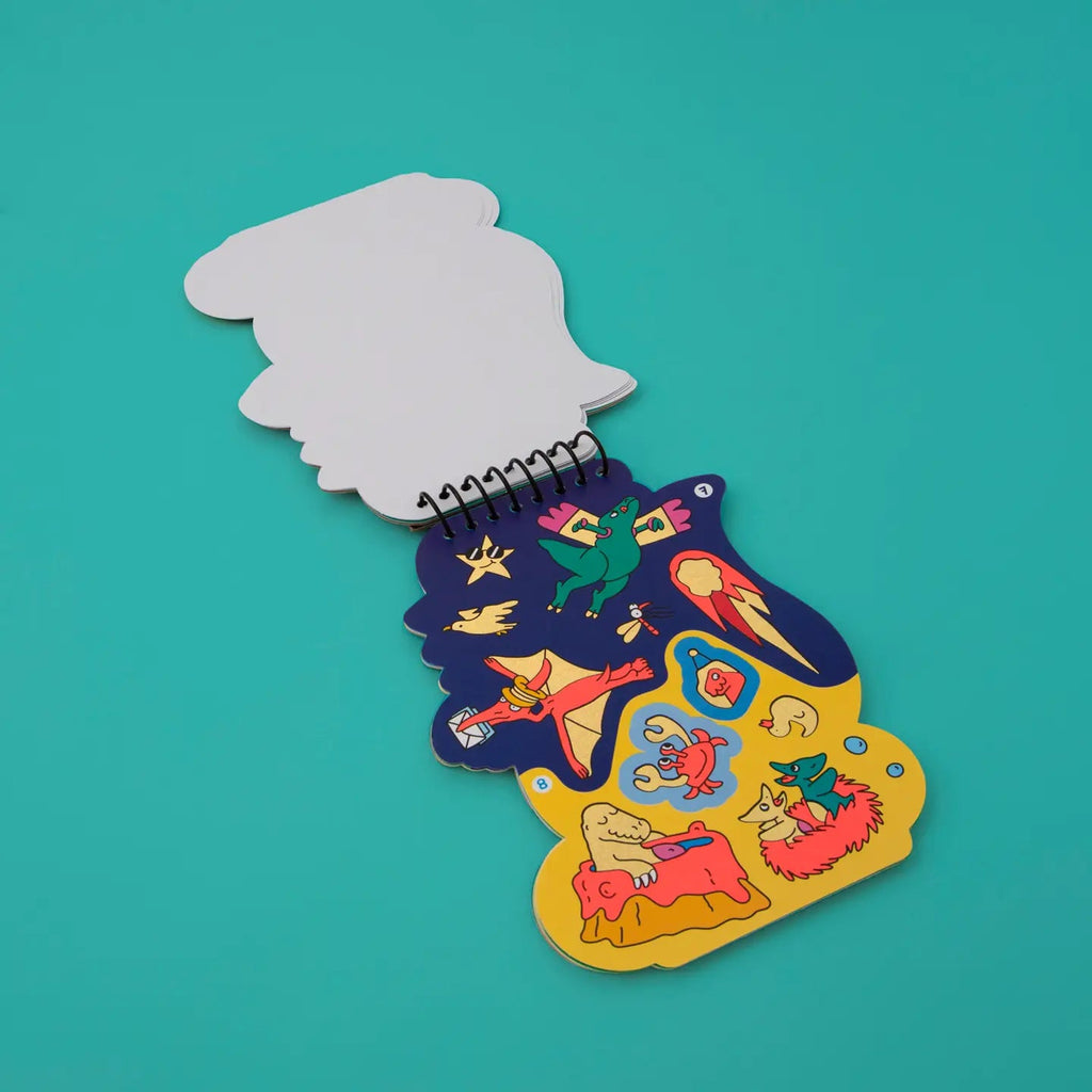 OMY Sticker Book - Dino - Flying Ryno