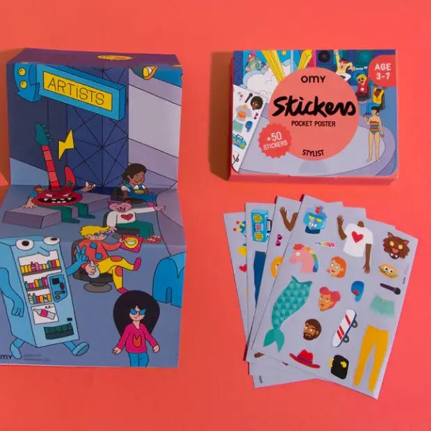 OMY Sticker Decor Pocket - Fashion Stylist - Flying Ryno