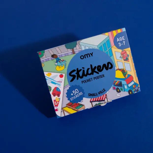 OMY Sticker Decor Pocket - Small Ville - Flying Ryno