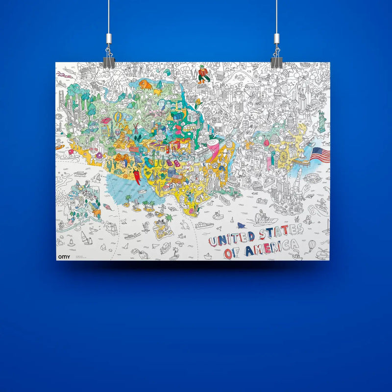 OMY USA Giant Poster - Flying Ryno