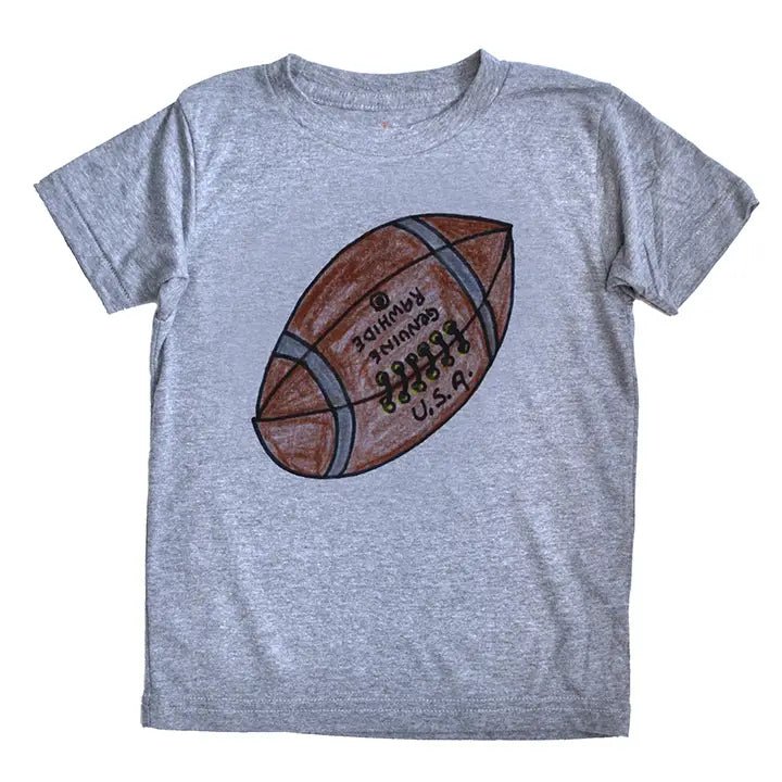 Orangeheat Football - Kids Triblend Tee - Flying Ryno