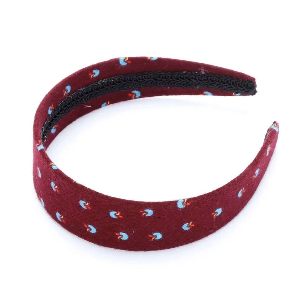 Peppercorn Kids Apple Print Headband - Cherry Red - Flying Ryno