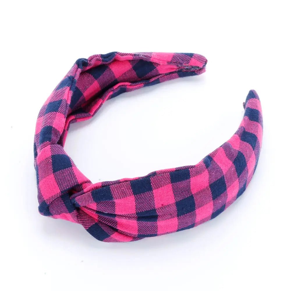 Peppercorn Kids Girls Stylish Plaid Headband - Flying Ryno