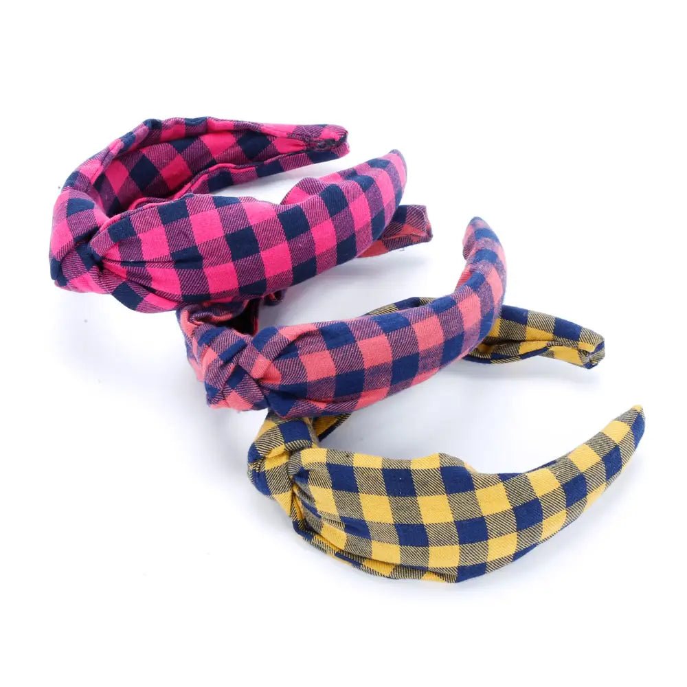 Peppercorn Kids Girls Stylish Plaid Headband - Flying Ryno