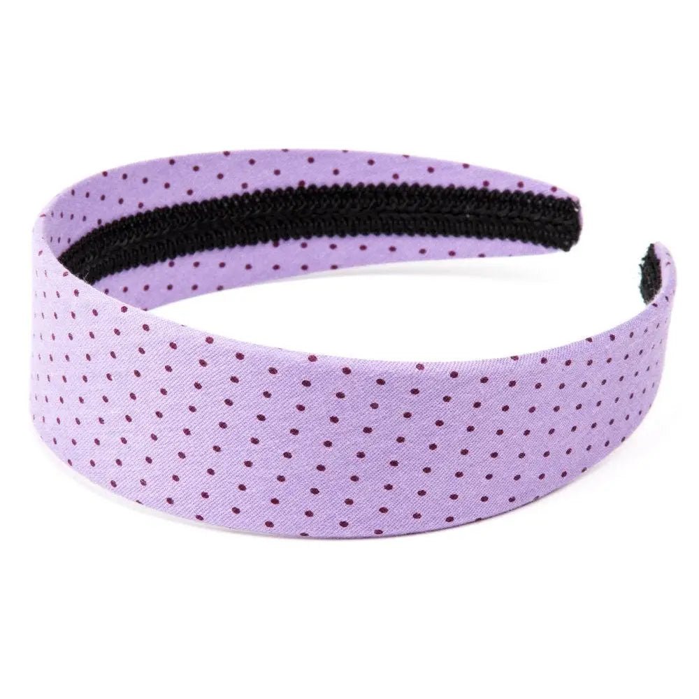 Peppercorn Polka - Dot Headband - Light Lavender - Flying Ryno