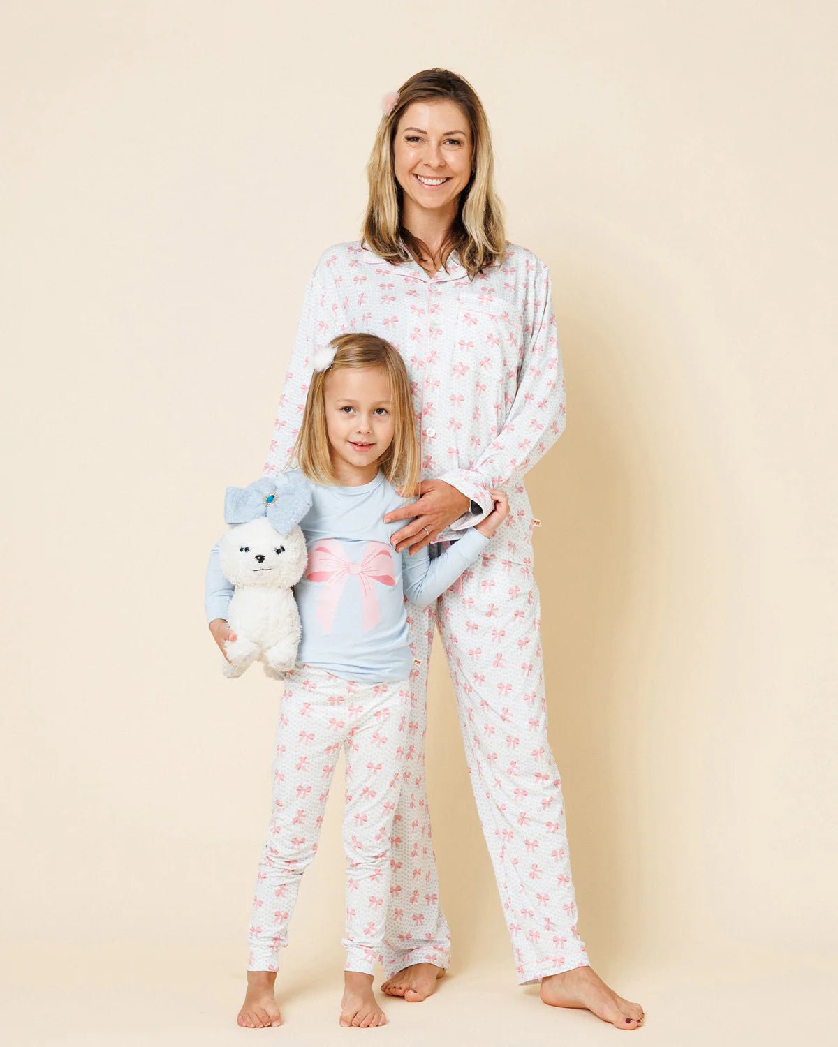Petite Hailey Bamboo Long Sleeve Printed PJs Set - Flying Ryno