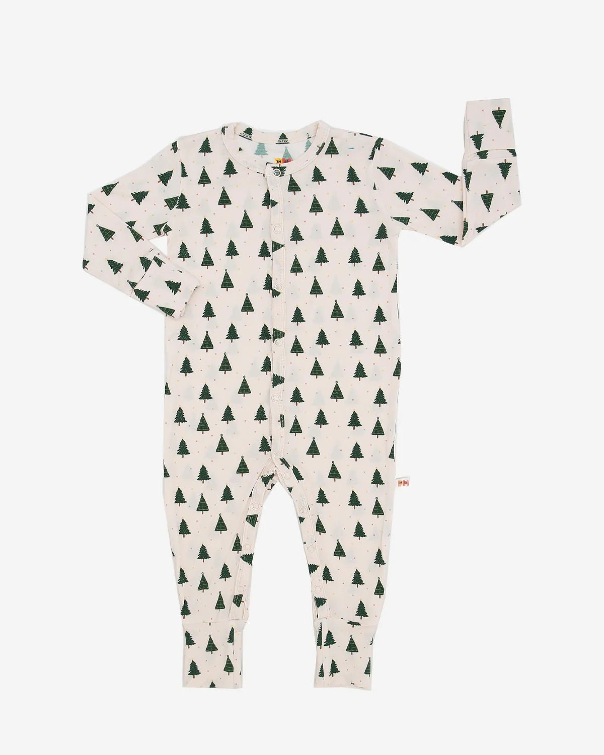 Petite Hailey Bamboo Long Sleeve Snap Romper - Flying Ryno