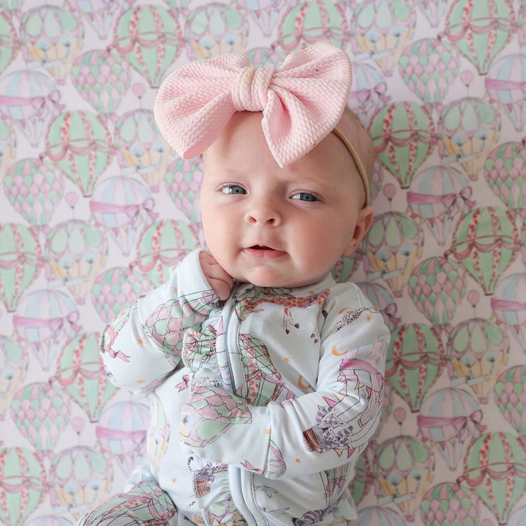 Posh Peanut Footie Ruffled Zippered One Piece, Seraphina - Flying Ryno