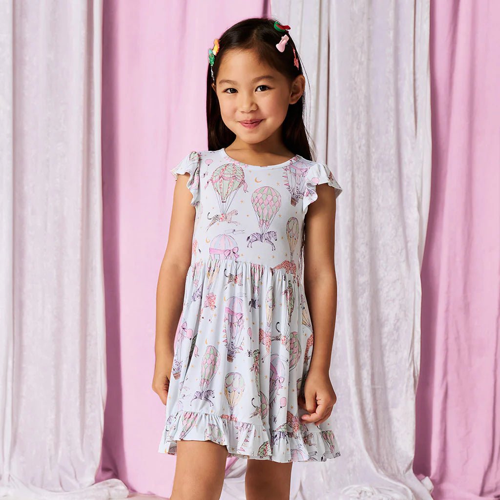 Posh Peanut Ruffled Twirl Dress, Seraphina - Flying Ryno