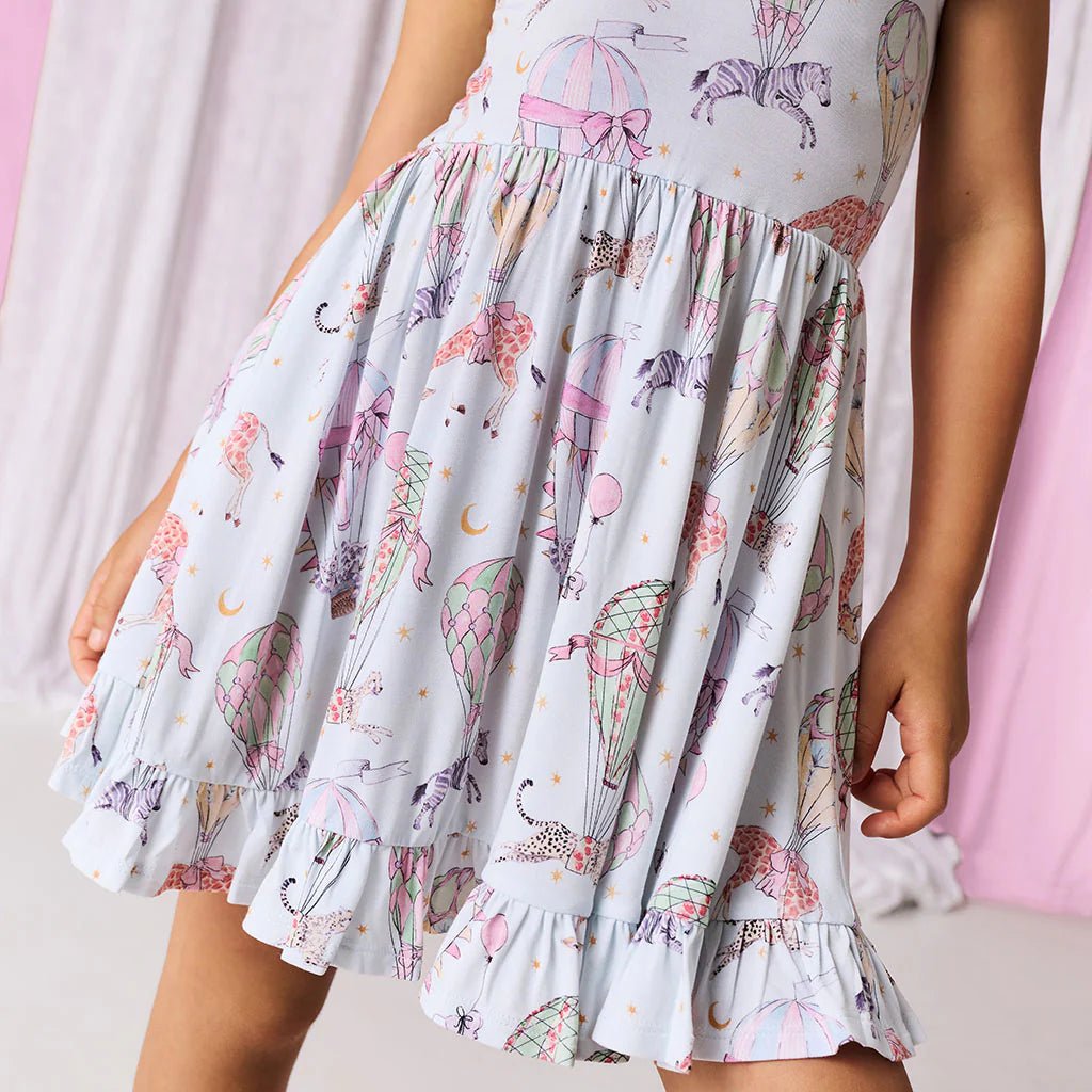 Posh Peanut Ruffled Twirl Dress, Seraphina - Flying Ryno