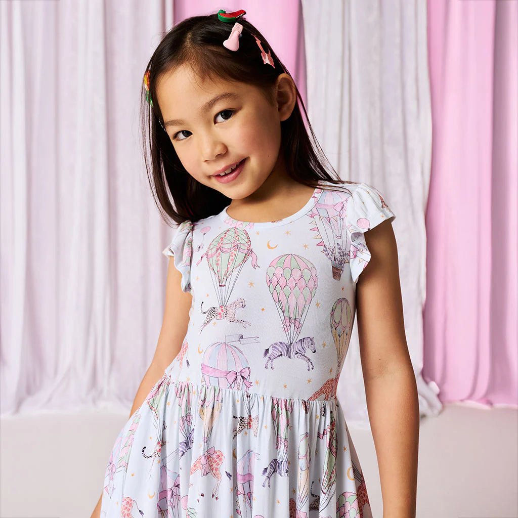 Posh Peanut Ruffled Twirl Dress, Seraphina - Flying Ryno