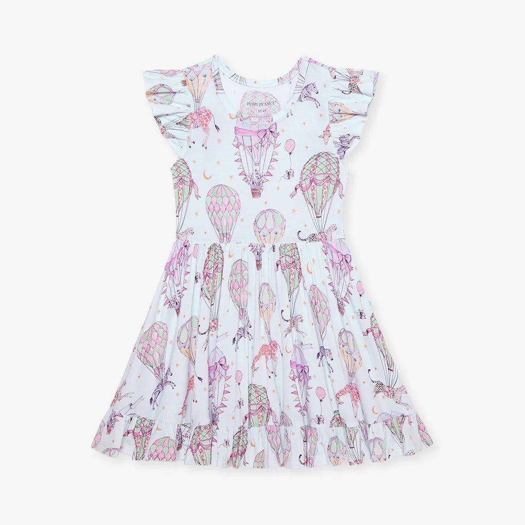 Posh Peanut Ruffled Twirl Dress, Seraphina - Flying Ryno