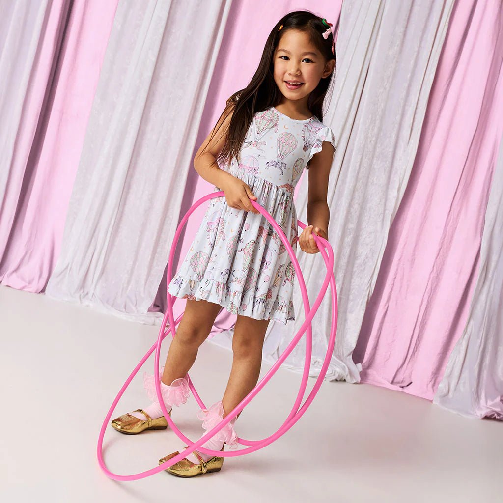 Posh Peanut Ruffled Twirl Dress, Seraphina - Flying Ryno