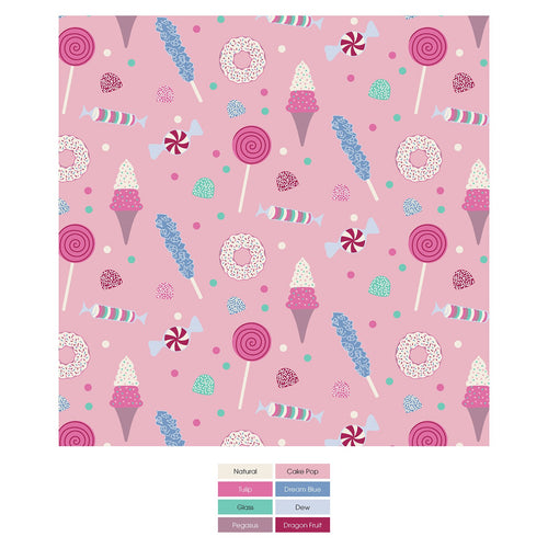 *PRE-SALE* Kickee Pants Print Footie with 2 Way Zipper, Cake Pop Candy Dreams - Flying Ryno