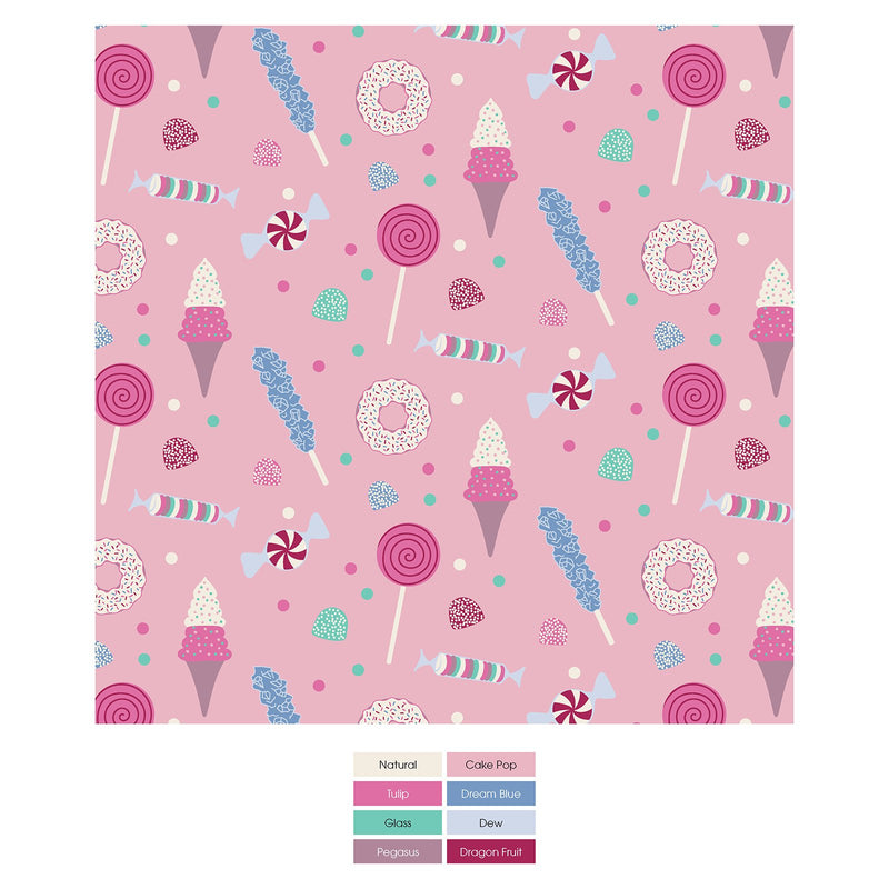 *PRE-SALE* Kickee Pants Print Footie with 2 Way Zipper, Cake Pop Candy Dreams - Flying Ryno