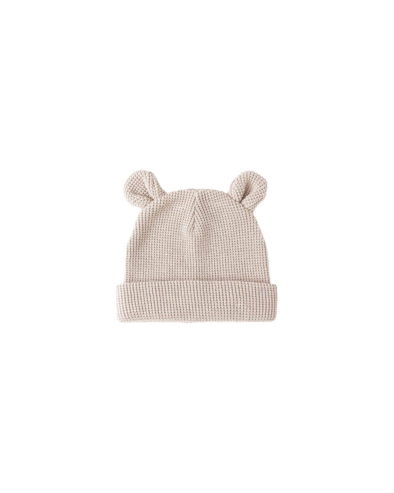 Quincy Mae Baby Bear Beanie, Oat - Flying Ryno