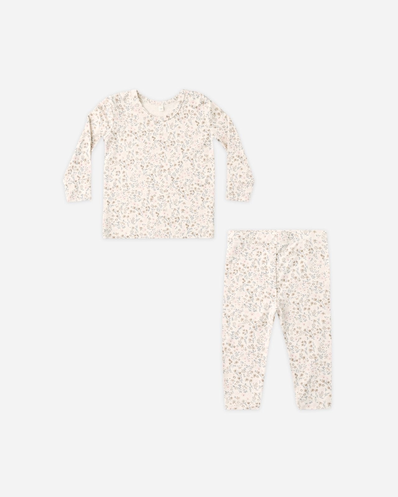 Quincy Mae Bamboo Pajama Set, Bloom - Flying Ryno