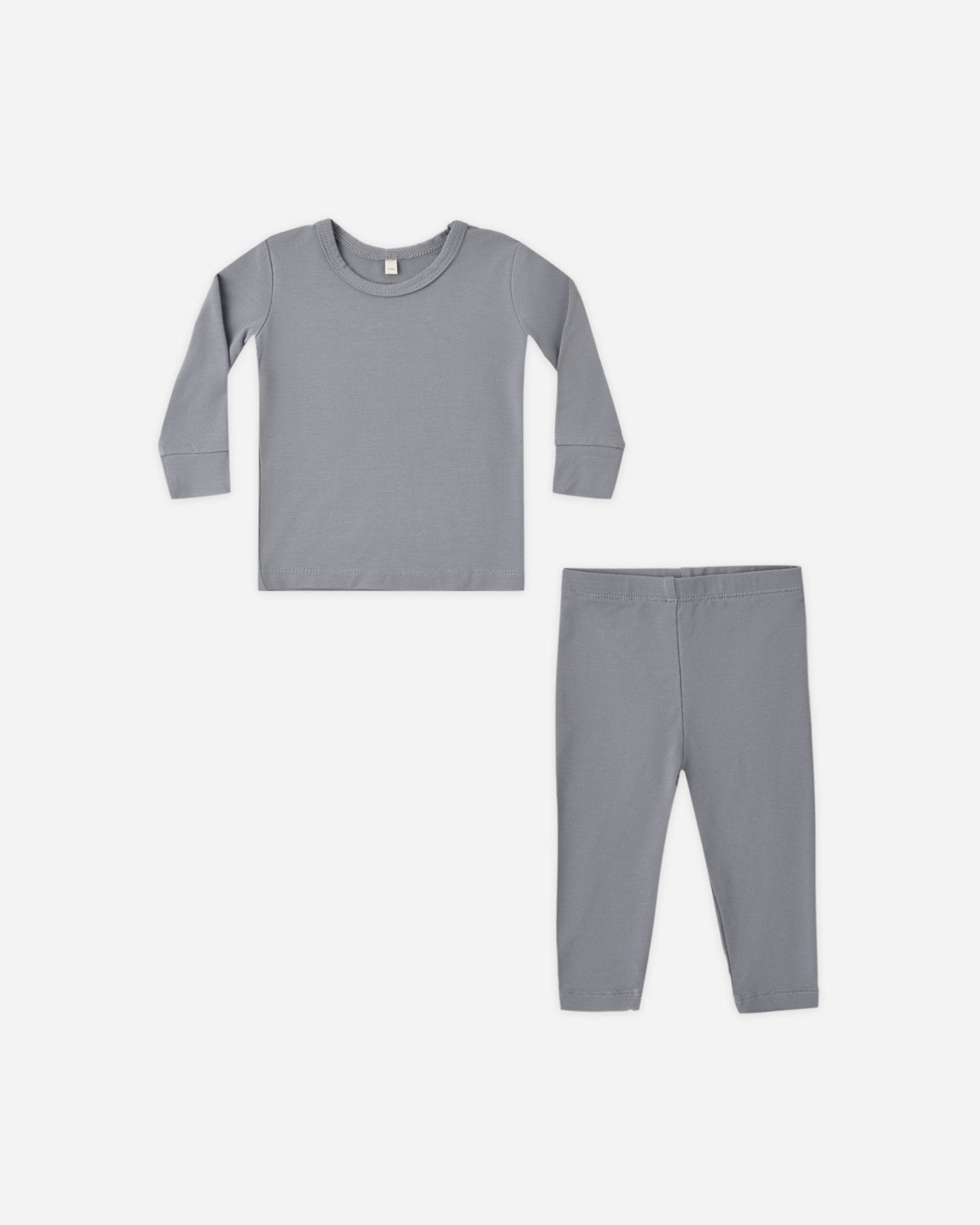 Quincy Mae Bamboo Pajama Set, Slate - Flying Ryno
