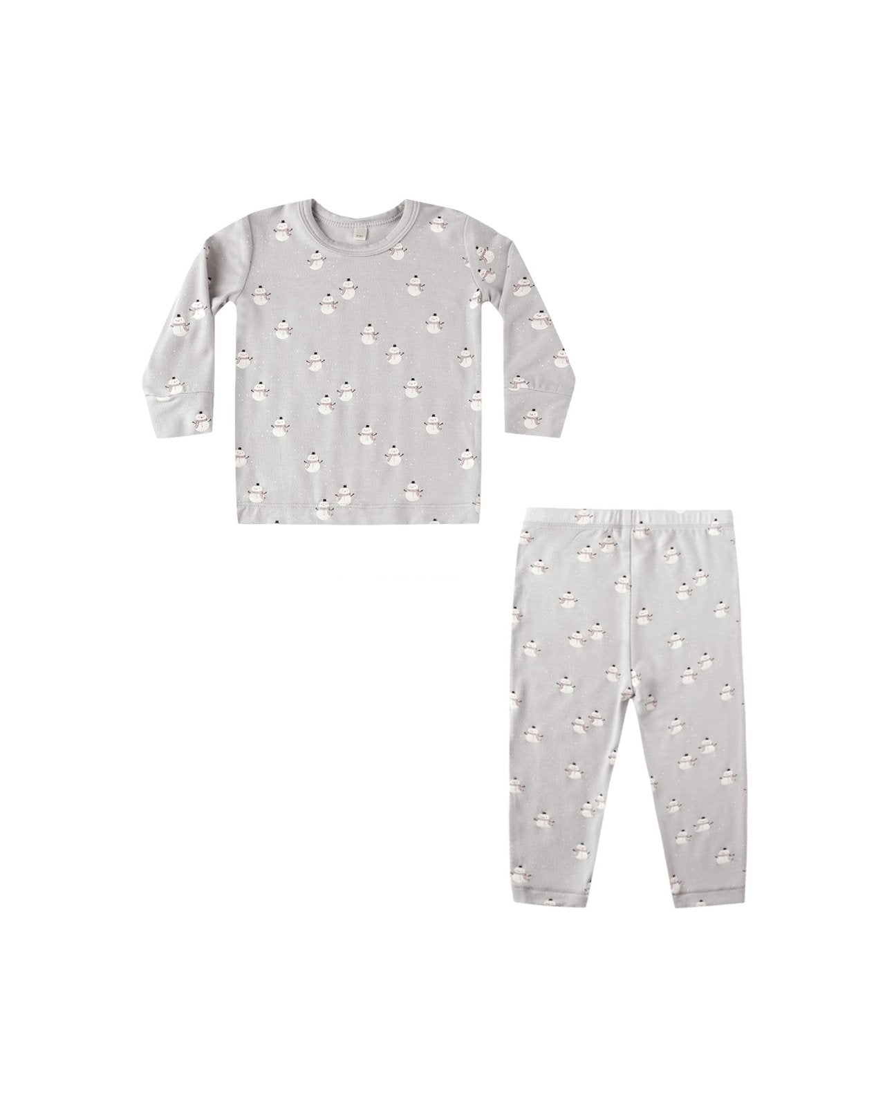 Quincy Mae Bamboo Pajama Set, Snowmen - Flying Ryno