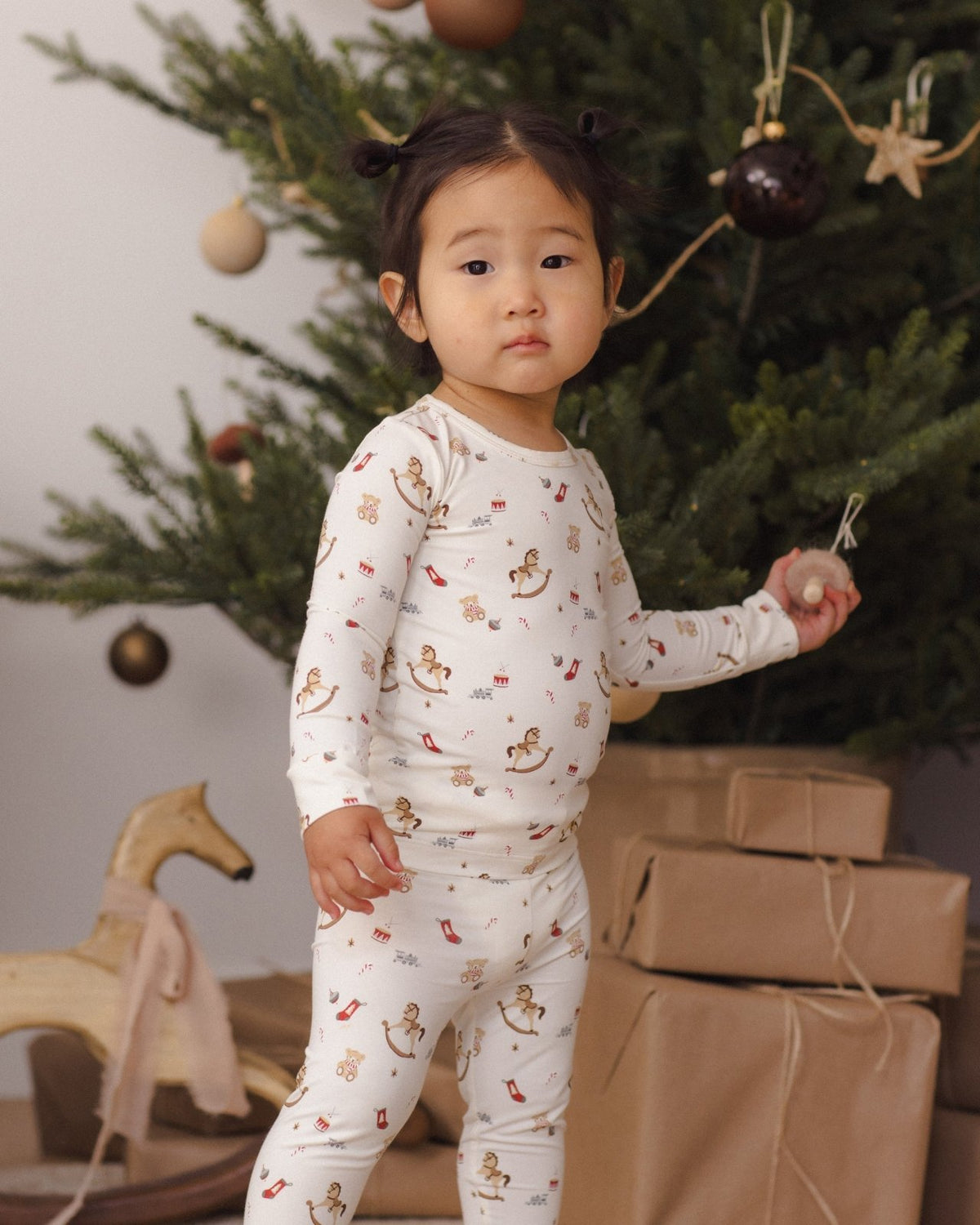 Quincy Mae Bamboo Pajama Set, Toy Chest - Flying Ryno