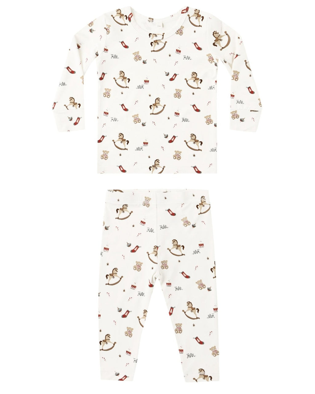 Quincy Mae Bamboo Pajama Set, Toy Chest - Flying Ryno
