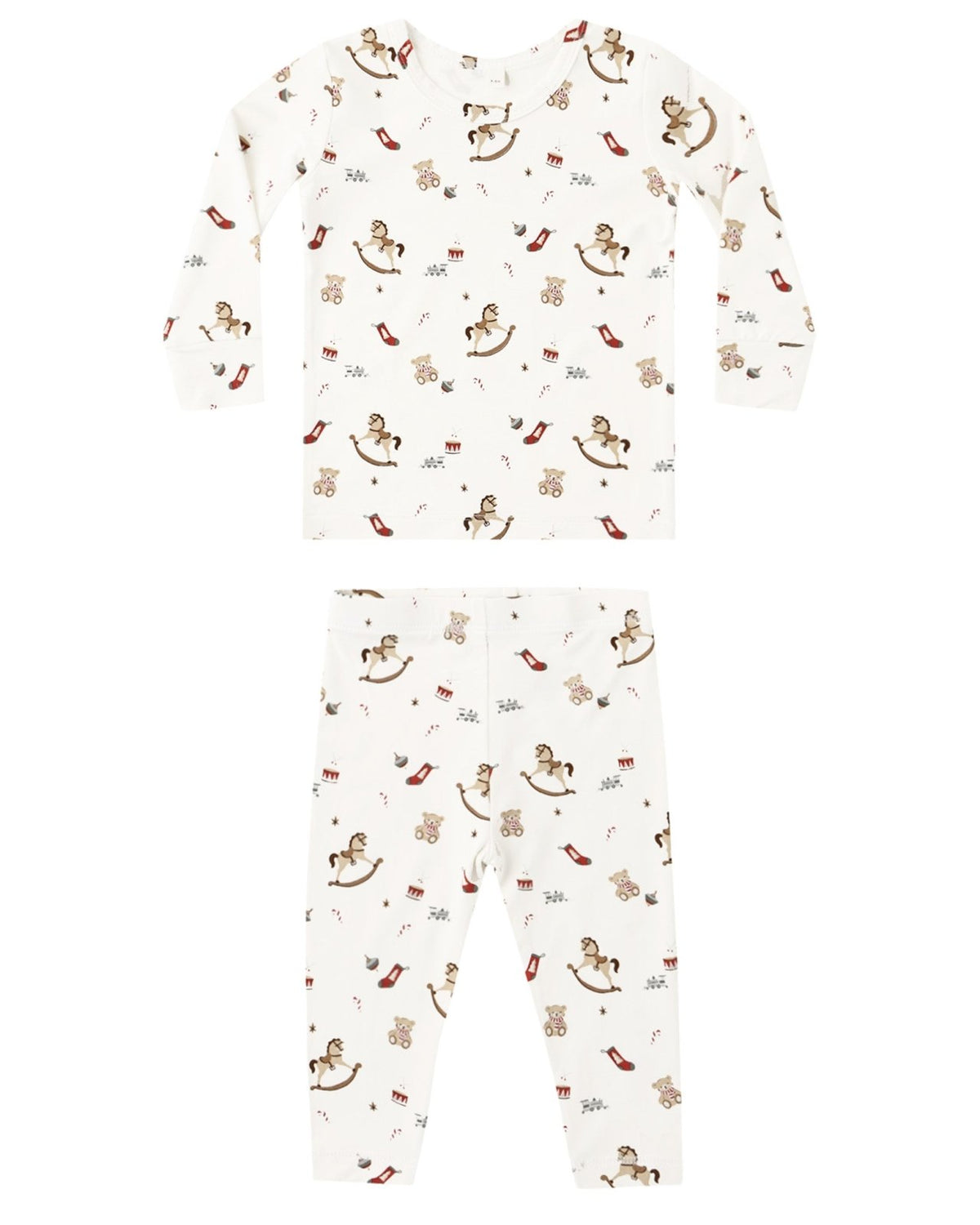 Quincy Mae Bamboo Pajama Set, Toy Chest - Flying Ryno
