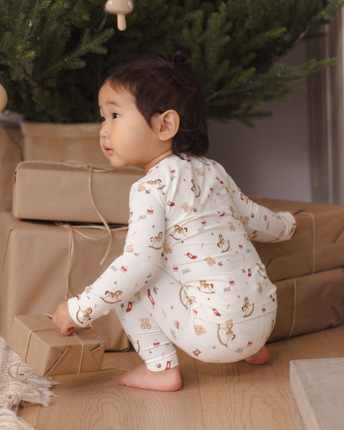 Quincy Mae Bamboo Pajama Set, Toy Chest - Flying Ryno